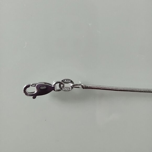 Silver short chain necklaces set - Picture 4 of 4